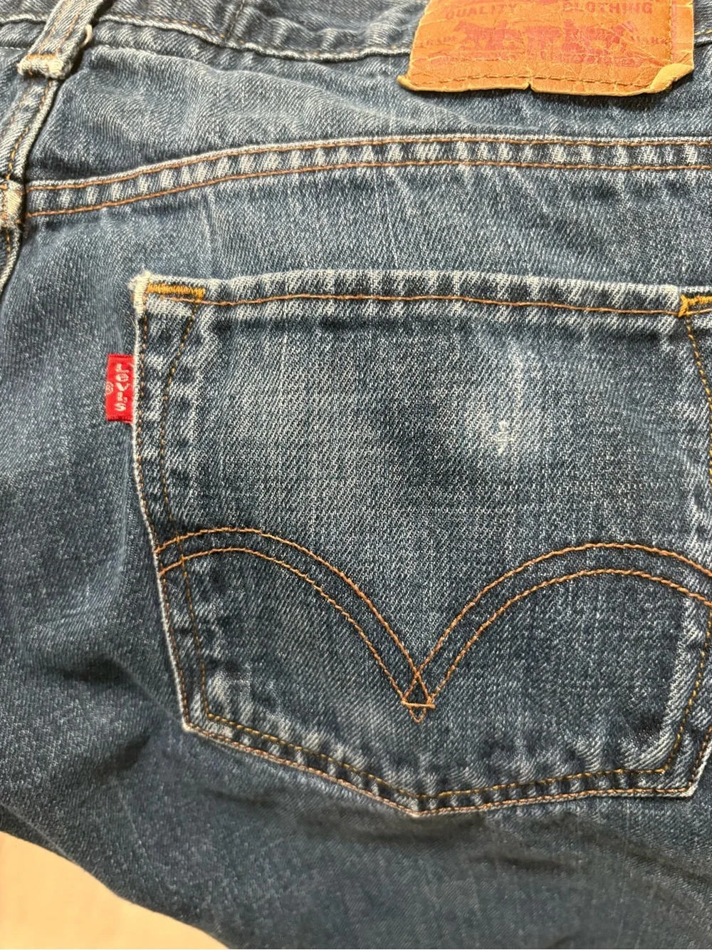 Levi's Men's Classic Blue Straight Jeans